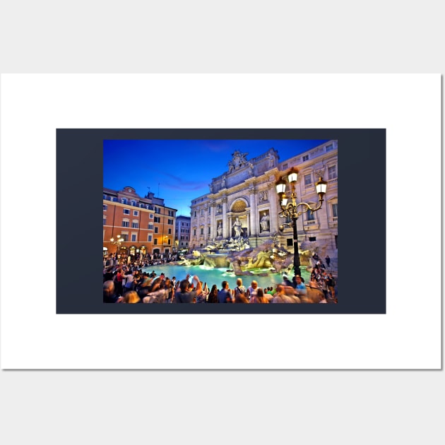 Fontana di Trevi - Roma Wall Art by Cretense72